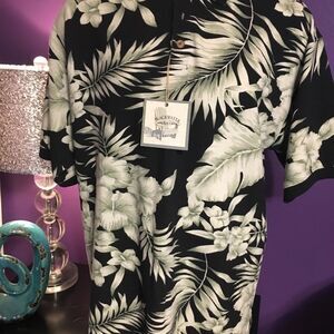 Backwater Bay Floral polo shirt. NWT